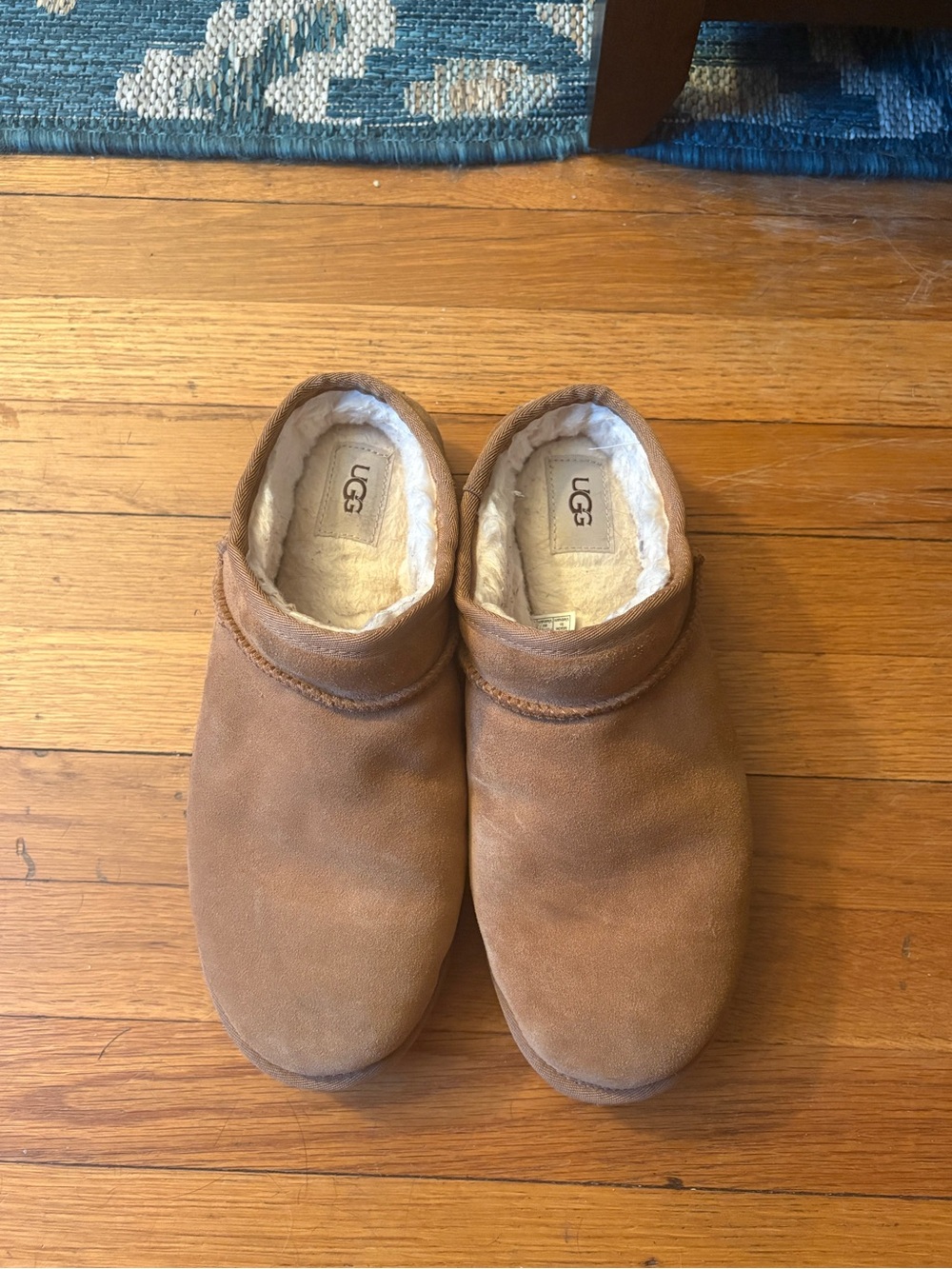 UGG Women's ChestnutSuede Slip-On Shearling-Lined Shoes